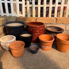 色々な植木鉢9点セット