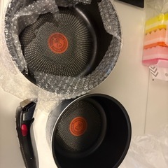 T-fal（ティファール）ガス火専用鍋・取っ手 3点セット 