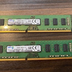 メモリー DDR3-1323 8GB（4G✕2）