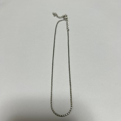 シルバー ツイストチェーン アンクレット