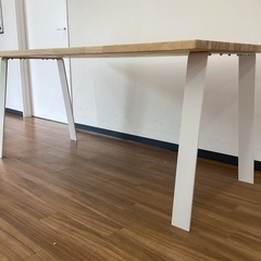 【トレファクマーケット久喜店】KANADEMONO　ダイニングテーブル 横幅165cm(脚部廃盤品)の画像