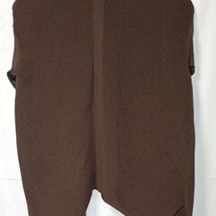 美品　焦茶色　Ｖネックカーデ　春秋　混紡の画像