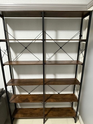 アイアンウッド系の棚6段