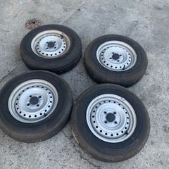 バリ山155/80R13 中古4本セット

