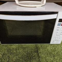 動作品　Haier ハイアール ヘルツフリー電子レンジ JM-FH18D ホワイト 50/60Hz 共用 2017年製