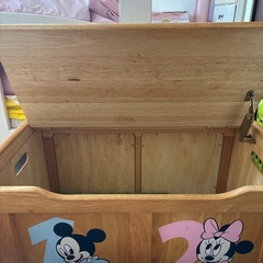 KATOJI ディズニー　ベンチ　おもちゃ箱の画像
