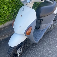 スズキ原付スクーター レッツ4 白　