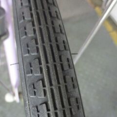 E277　★12800円★整備済み 中古子供自転車 ブリヂストン　エコパル【22インチ 　パープル】の画像