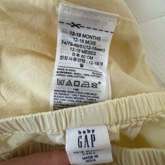美品　80cmワンピース【GAP】の画像
