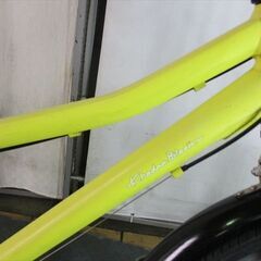 E278　★16000円★整備済み 中古子供自転車 コーダブルーム　アッソン【22インチ 　イエロー】の画像