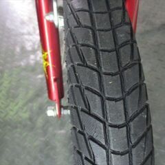 E286　★　8500円★整備済み 中古子供自転車 グレートウォール　レッド【18インチ 】の画像