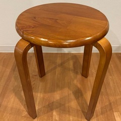木製スツール　丸椅子　6脚セット