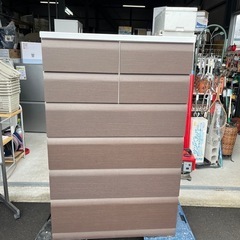 ニトリ　ハイチェスト WISH 89HC  収納家具 6段　引出...