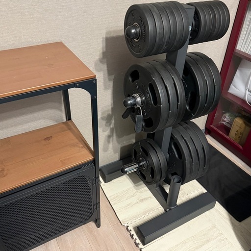 バーベルセット1.25kg-15kg オンライン オリンピック 50mm EZバー