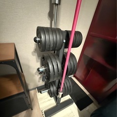 バーベルセット1.25kg-15kg オリンピック 50mm EZバー Wバー
