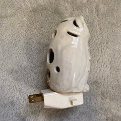 信楽焼　ふくろうランプの画像