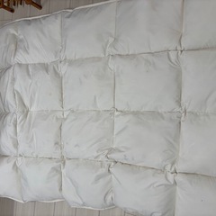 お客様用に使っていたセミダブル羽敷布団