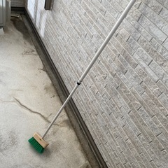 デッキブラシ　伸縮