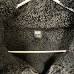 【中古】【UNIQLO】【S】ボアジャケット（ブラック）の画像