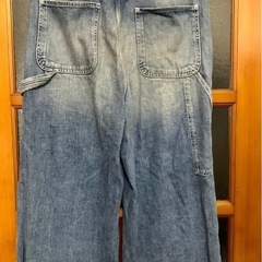 ★ GU カーゴ ワイド デニム パンツ ロールアップリメイク　 ★の画像
