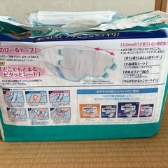 大人用紙おむつ15枚広がらないシート付き　
ライフリーのび〜るフィットうす型快適の画像