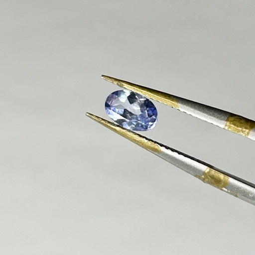 12月誕生石 タンザナイト 0.51ct 天然石 ルース (虎髭 天然石