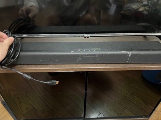 Hisense 43E 6Gテレビ（別スピーカー、テレビ台も含める）