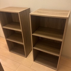 カラーボックス×2個