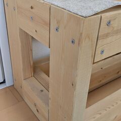 自作の棚(水槽用)の画像