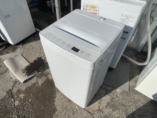 【リサイクルサービス八光】2018年製　TAGlabel by amadana タグレーベル バイ アマダナ AT-WM55-WH 全自動洗濯機 ホワイト 5.5kg