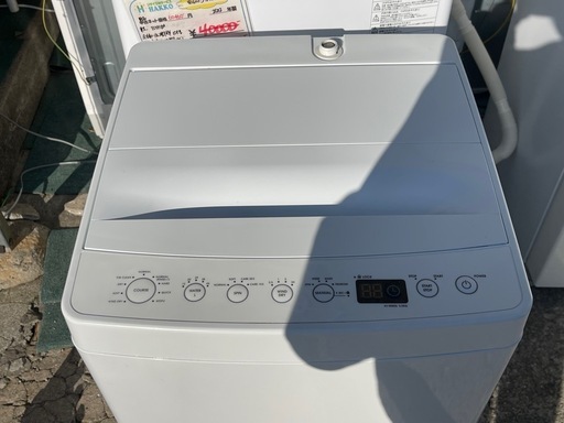 【リサイクルサービス八光】2018年製　TAGlabel by amadana タグレーベル バイ アマダナ AT-WM55-WH 全自動洗濯機 ホワイト 5.5kg