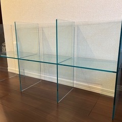 無印良品　アクリルラックシェルフ