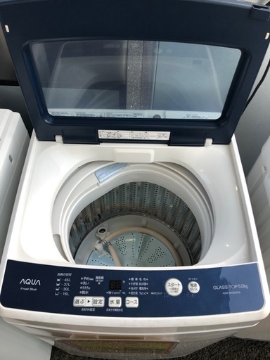 AQUA アクア 全自動洗濯機 AQW-BK50 5.0kg 2019年製