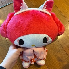マイメロディのぬいぐるみの画像
