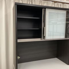 KE-6【新入荷　リサイクル品】ニトリ　ポスティア100 オープンキッチンボード　黒の画像