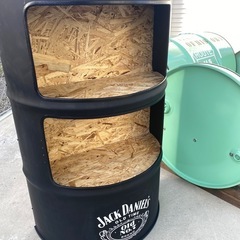 ドラム缶リメイク ジャックダニエル 棚
