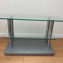 【引き取り限定】ガラステーブル
