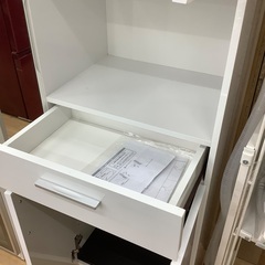 ミラー付きシューズボックスのご紹介です。の画像