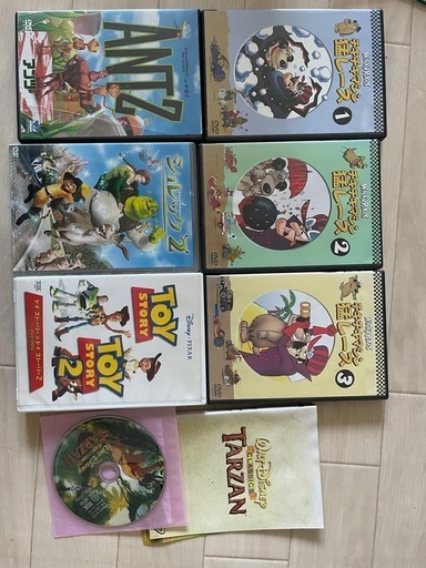 DVD ディズニー、チキチキマシン猛レース、ドリームワークス12枚