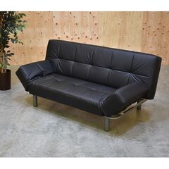 ≪zyt2122ジ限≫ 美品 ニトリ 傷・汚れに強い合成皮革 ソ...