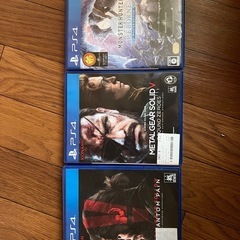 ps4メタルギアギア　モンスターハンター