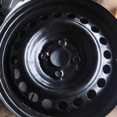 スチールホイール4本蓋付き（未使用品)の画像