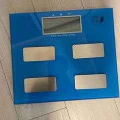 体重計 ブルー