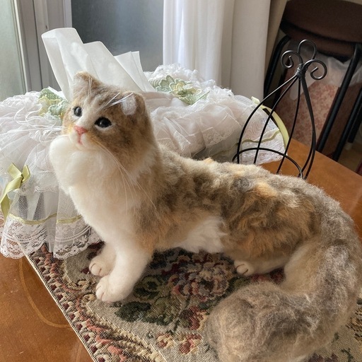 羊毛フェルト（猫）