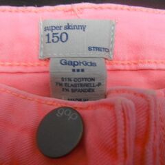 【中古】女の子　ズボン　パンツ　長ズボン　３着　GAP　ZARA　H＆M　ピンク系　150くらいの画像