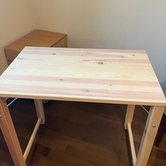 美品　木製テーブル 折りたたみ式