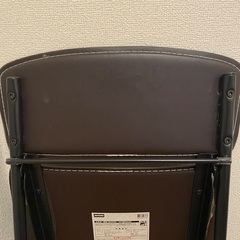ニトリ　パイプ椅子の画像