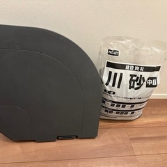 【1ピースと砂】IKEA SVARTO スヴァルトー パラソル土台1ピースと砂