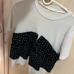 GU水玉トップス