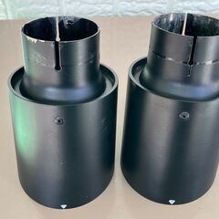 汎用 アルミ製 マフラーカッター ２個、マフラー適用径70-76mm 外径105mmの画像